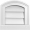 Ekena Millwork Arch Top Surface Mount PVC Gable Vent: Functional, w/ 2"W x 2"P Brickmould Sill Frame, 12"W x 12"H GVPAR12X1203SF - alternate 1